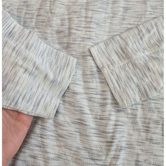 Lululemon Sweat Embrace Long Sleeve Tiger Space Dye Black White Estimated 10 - Picture 7 of 11